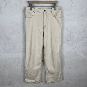 Eckhaus Latta Contrast Stitch Linen Pants
