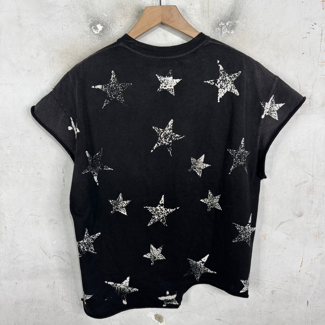 Satoshi Nakamoto Logo Star Cutoff T-Shirt