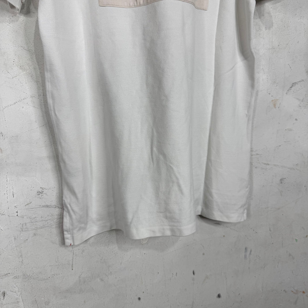 Ralph Lauren White Navy GBR Big Pony Polo