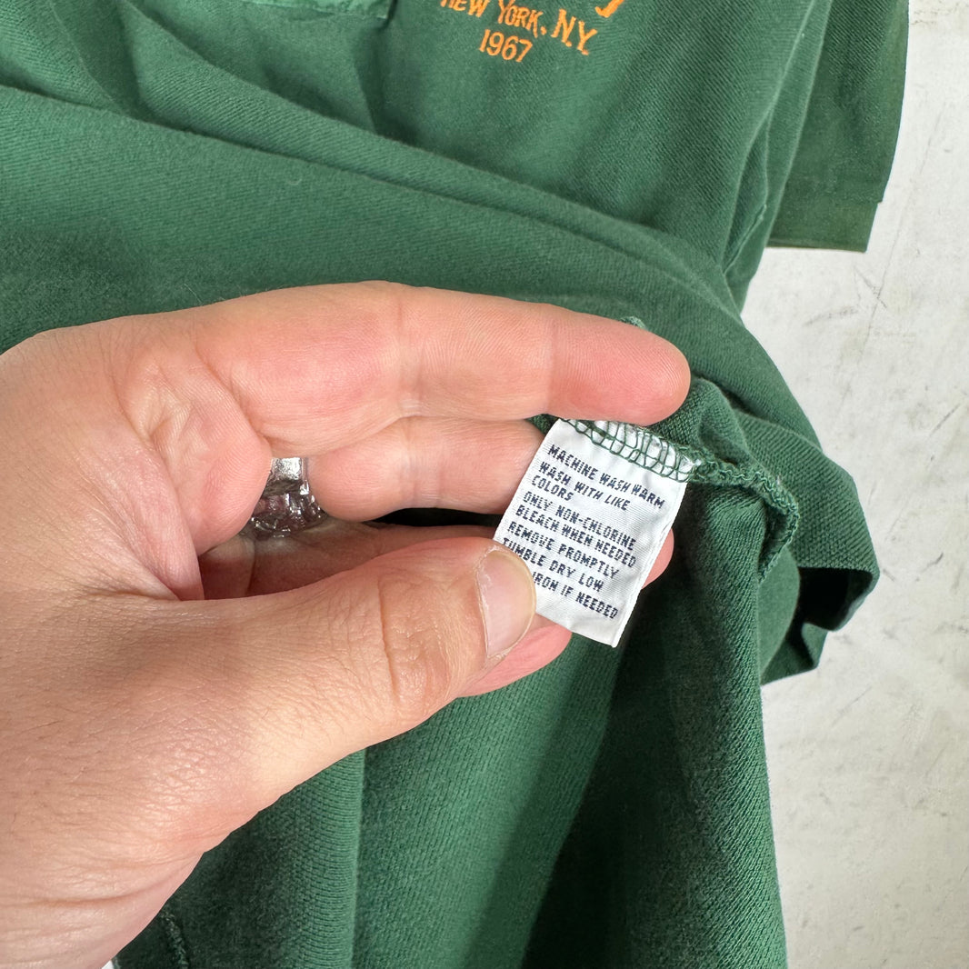 Ralph Lauren Green/Orange Horsemen Polo