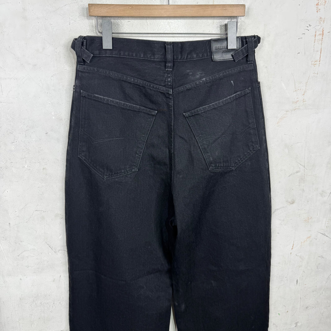 Balenciaga Black Baggy Skater Jeans