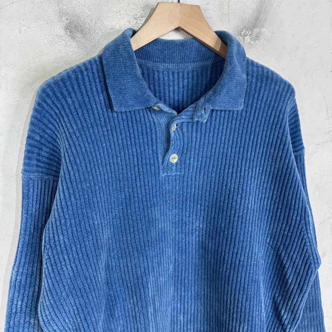 Jacquemus Heavy Ribbed LS Polo