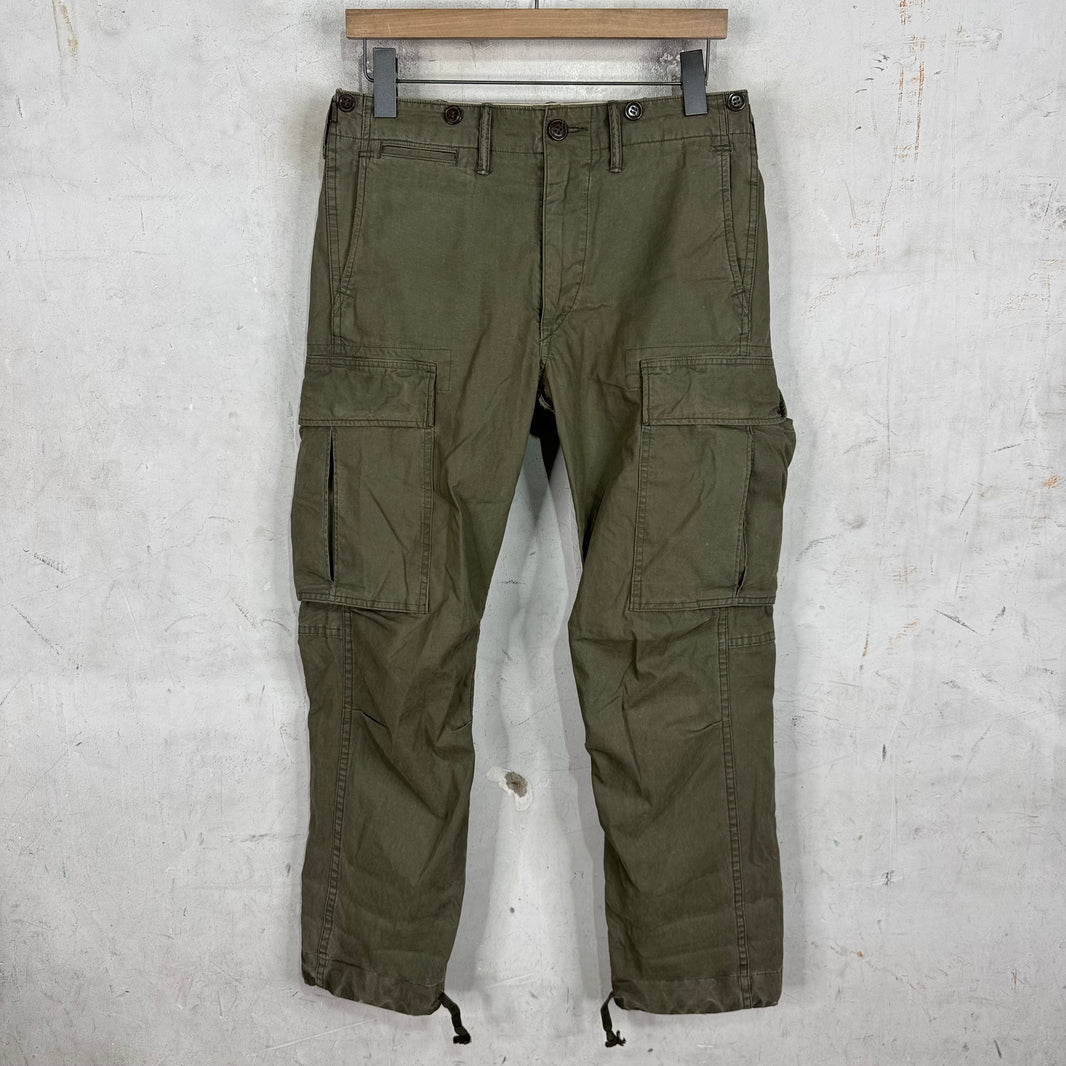 RRL Olive Cargo Pants