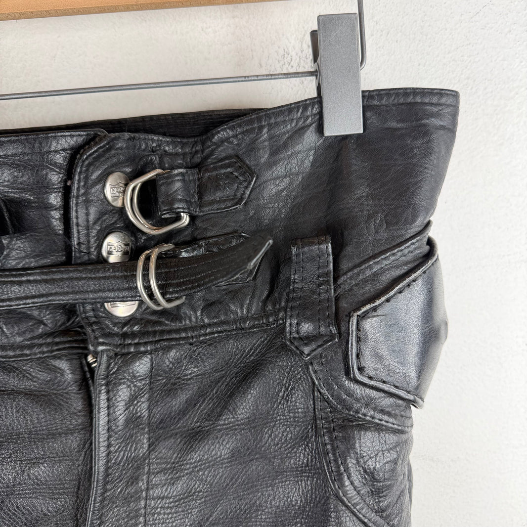 Vintage Kadoya Leather Biker Pants