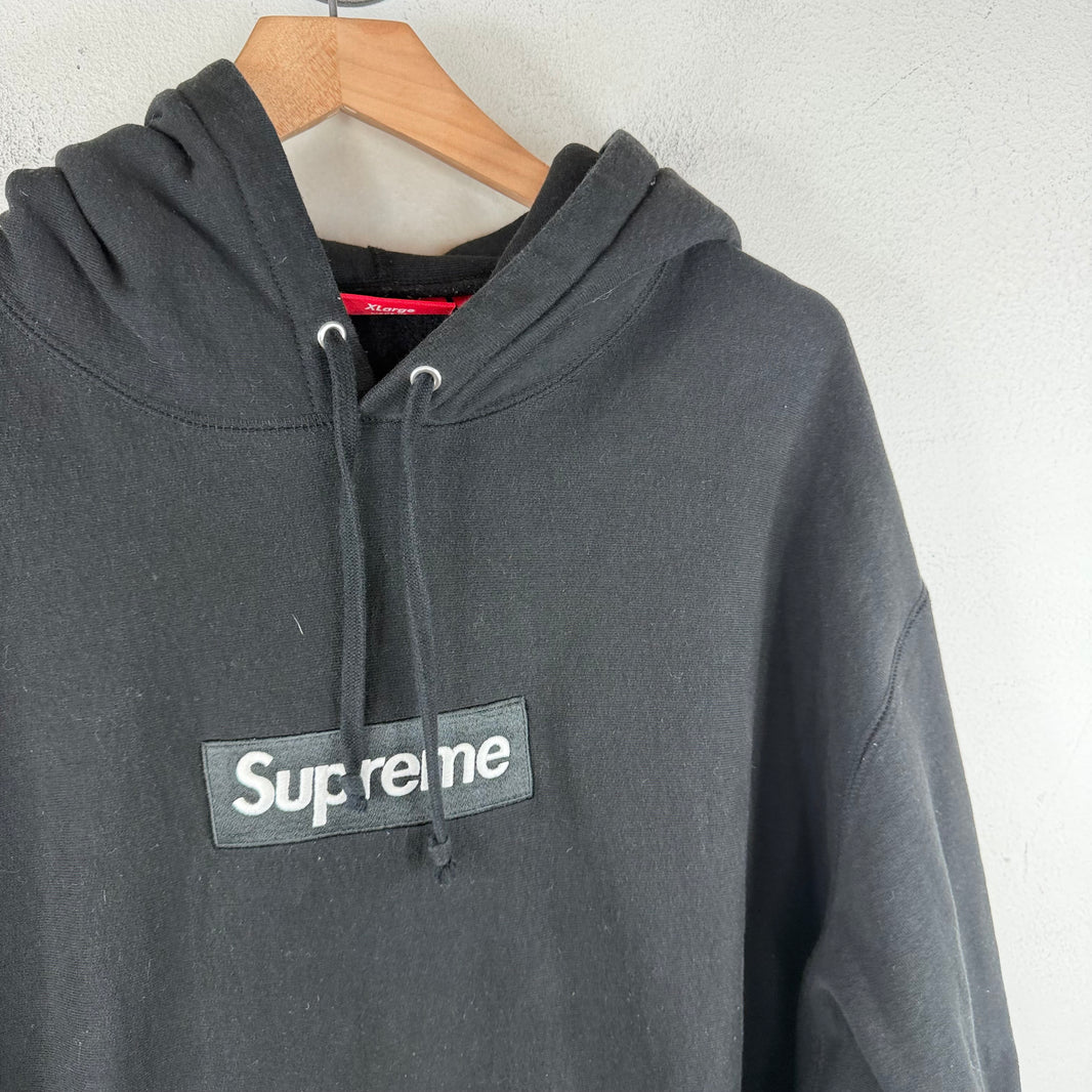 Supreme 2024 Black Box Logo Hoodie