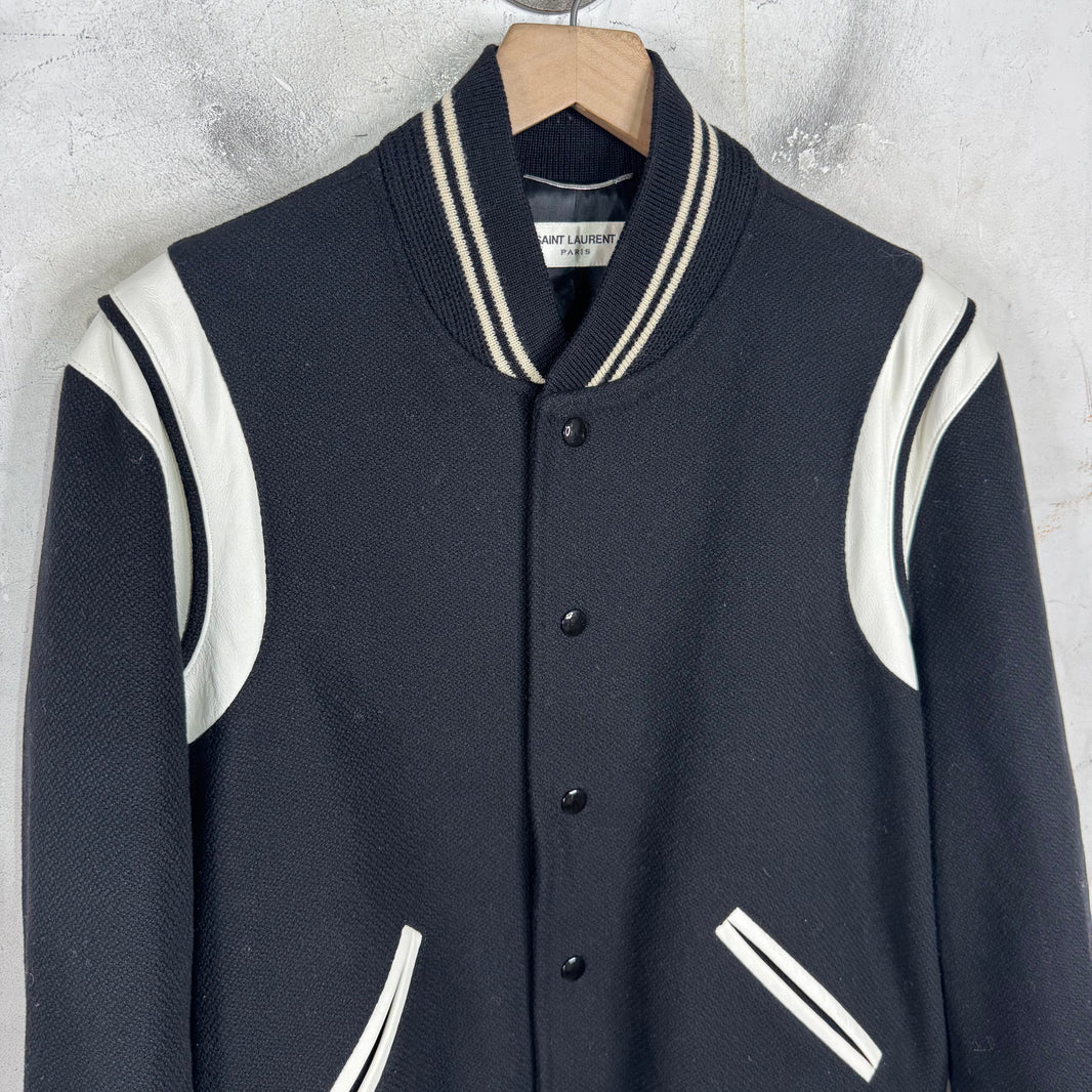 Saint Laurent Oreo Teddy Jacket
