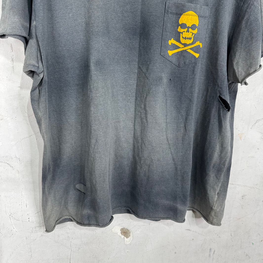 Gallery Dept Skull Logo Pocket T-Shirt