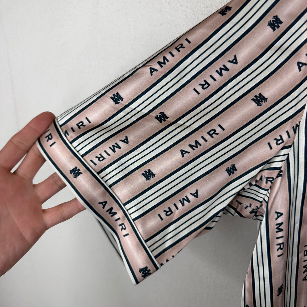 Amiri Sample Vertical Stripe S/S Shirt