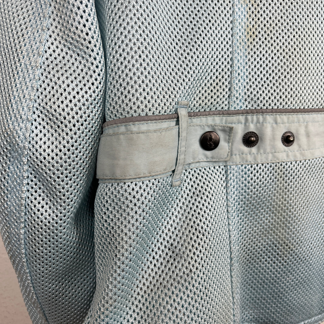 Vintage Joe Rocket Baby Blue Moto Padded Mesh Jacket
