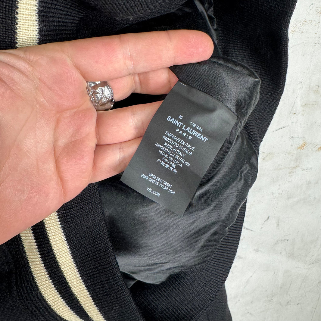 Saint Laurent Oreo Teddy Jacket