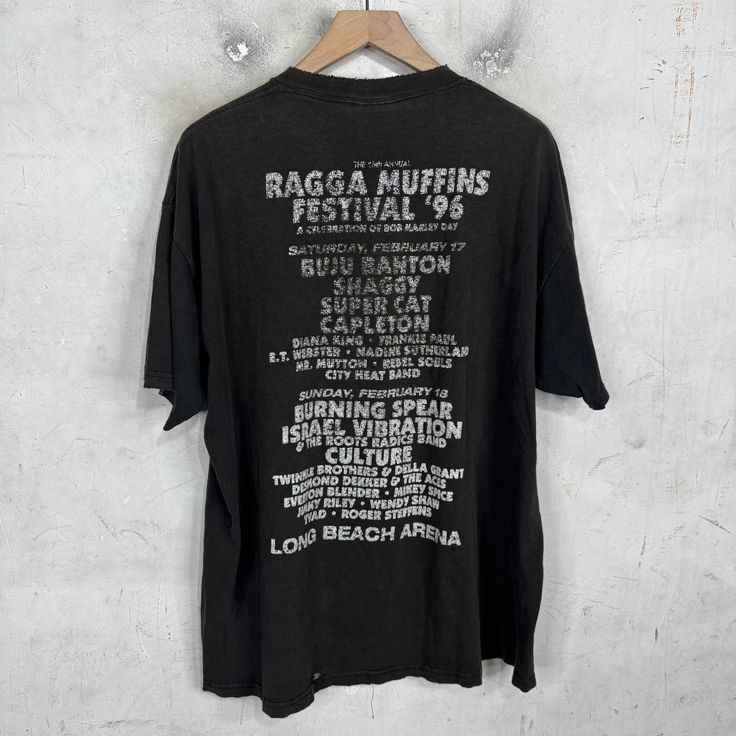 Vintage 96 Ragga Muffins Fest Bob Marley T-Shirt