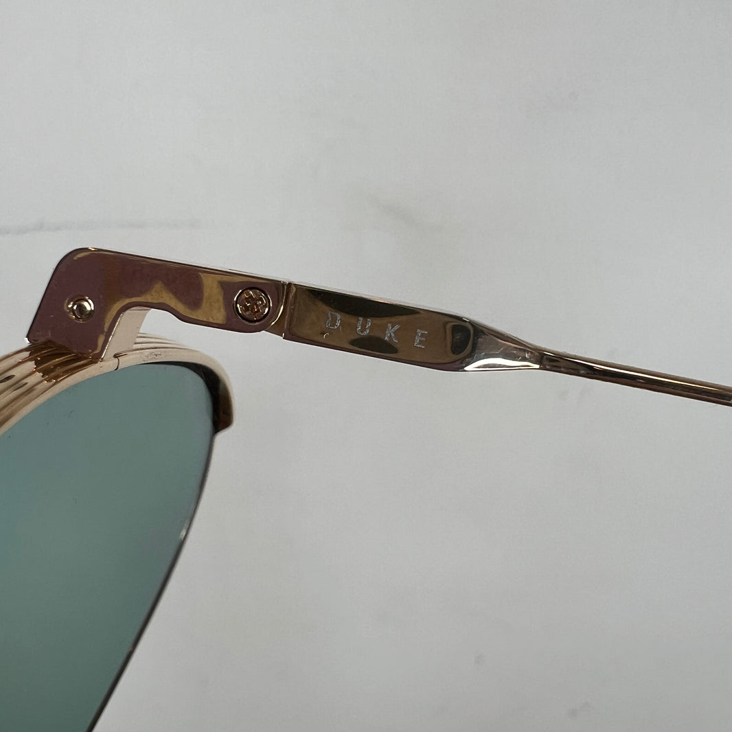 JMM Gold Gonzo Duke Aviator Sunglasses