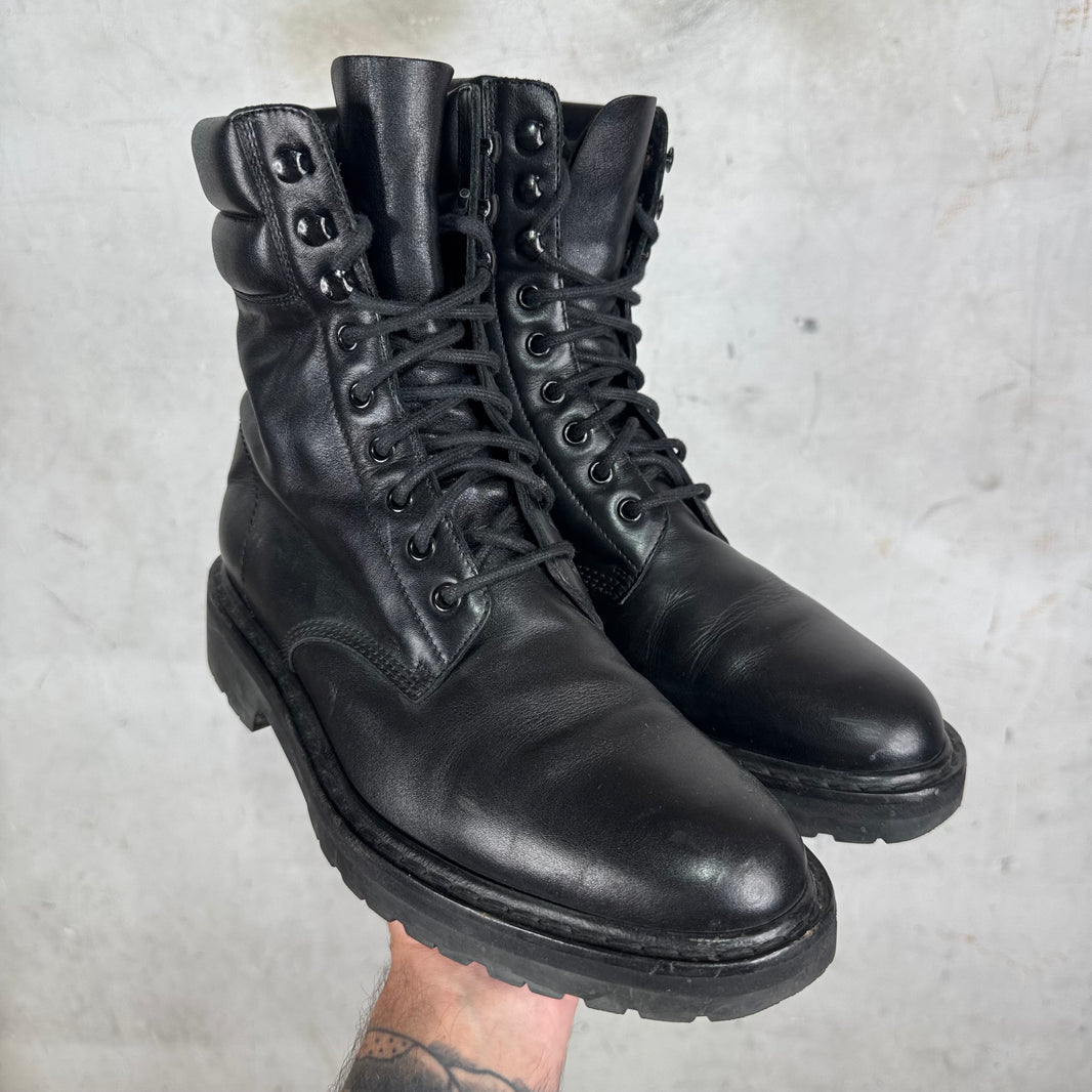 Saint Laurent Black Army Boots