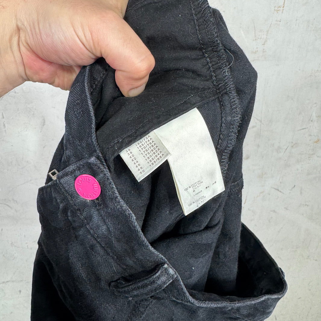Louis Vuitton Sprouse Tonal Grafitti Jeans