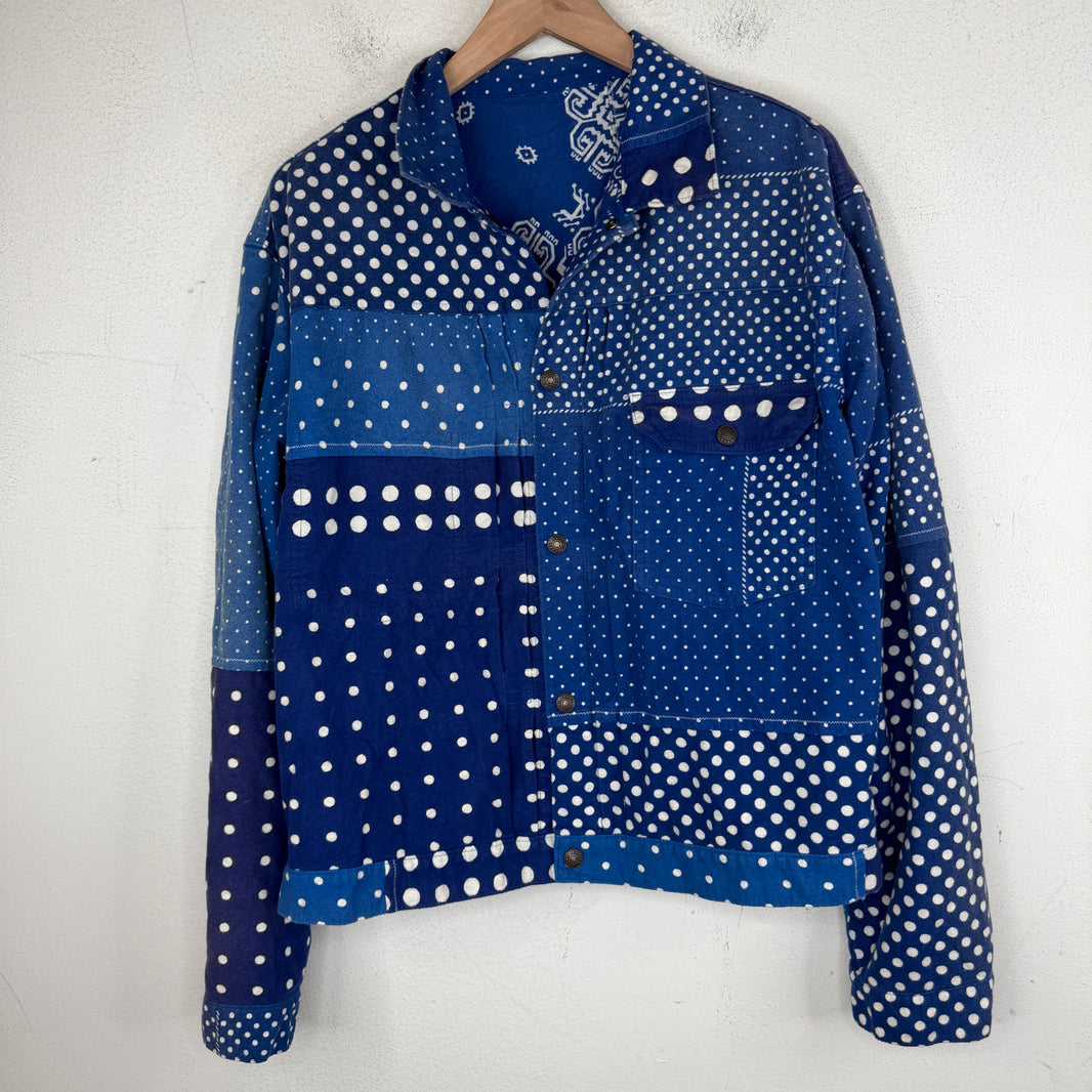 Kapital Blue Paisley Reversible Shirt