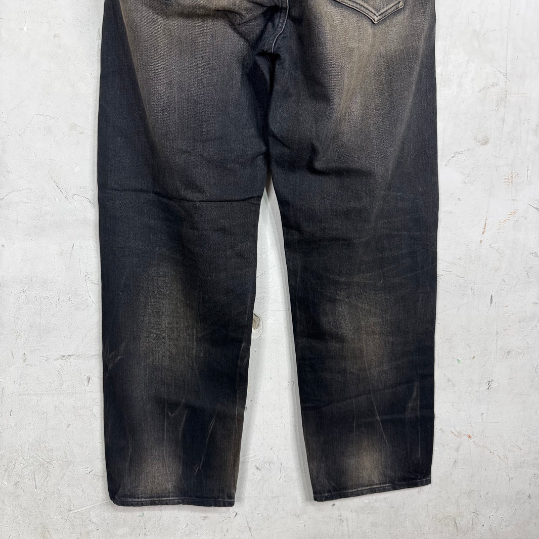 Supreme Black Baggy Selvedge Jeans