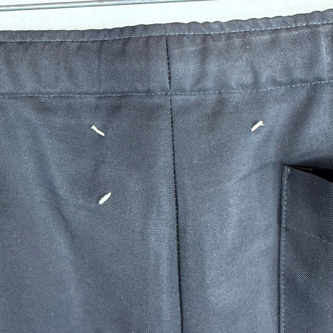 Margiela Contrast Stitch Back Pocket Trousers