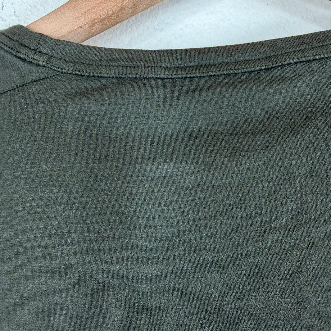 Prada Linea Rossa Back Pocket Olive LS shirt