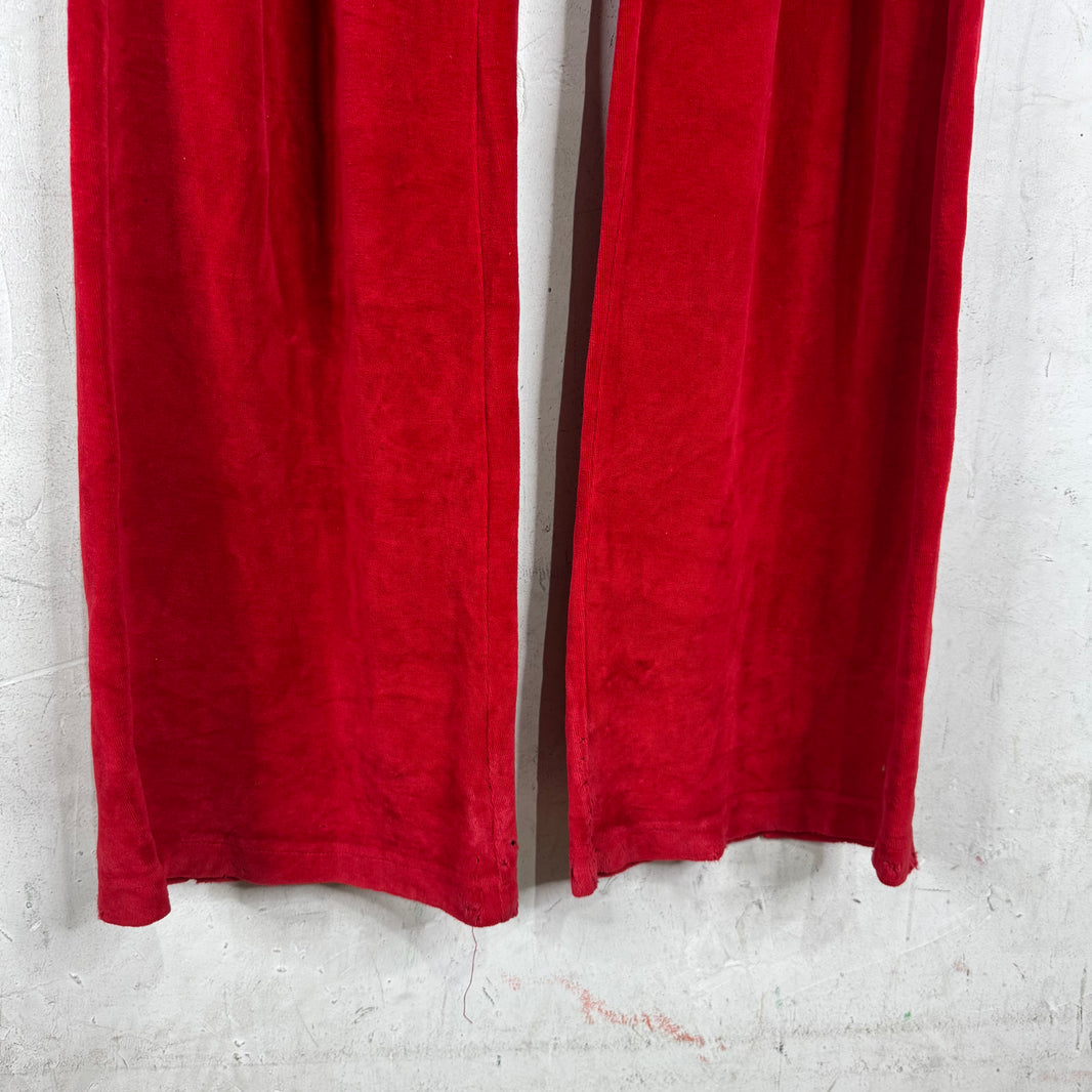 Balenciaga Velvet Distressed Sweatpants