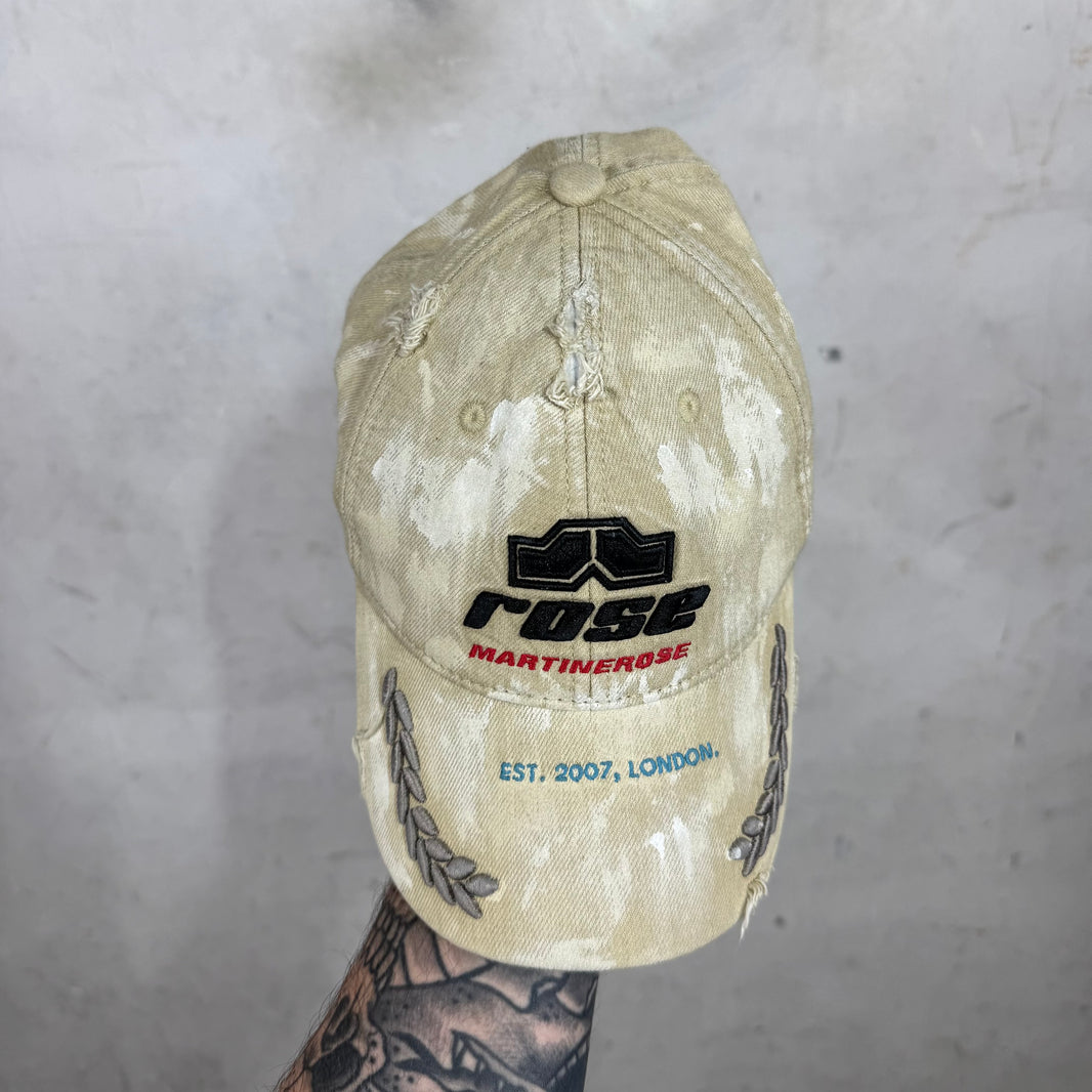 Martine Rose Distressed Painted Hat