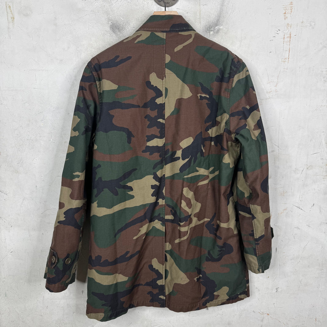 Supreme Camo Green Trench Coat