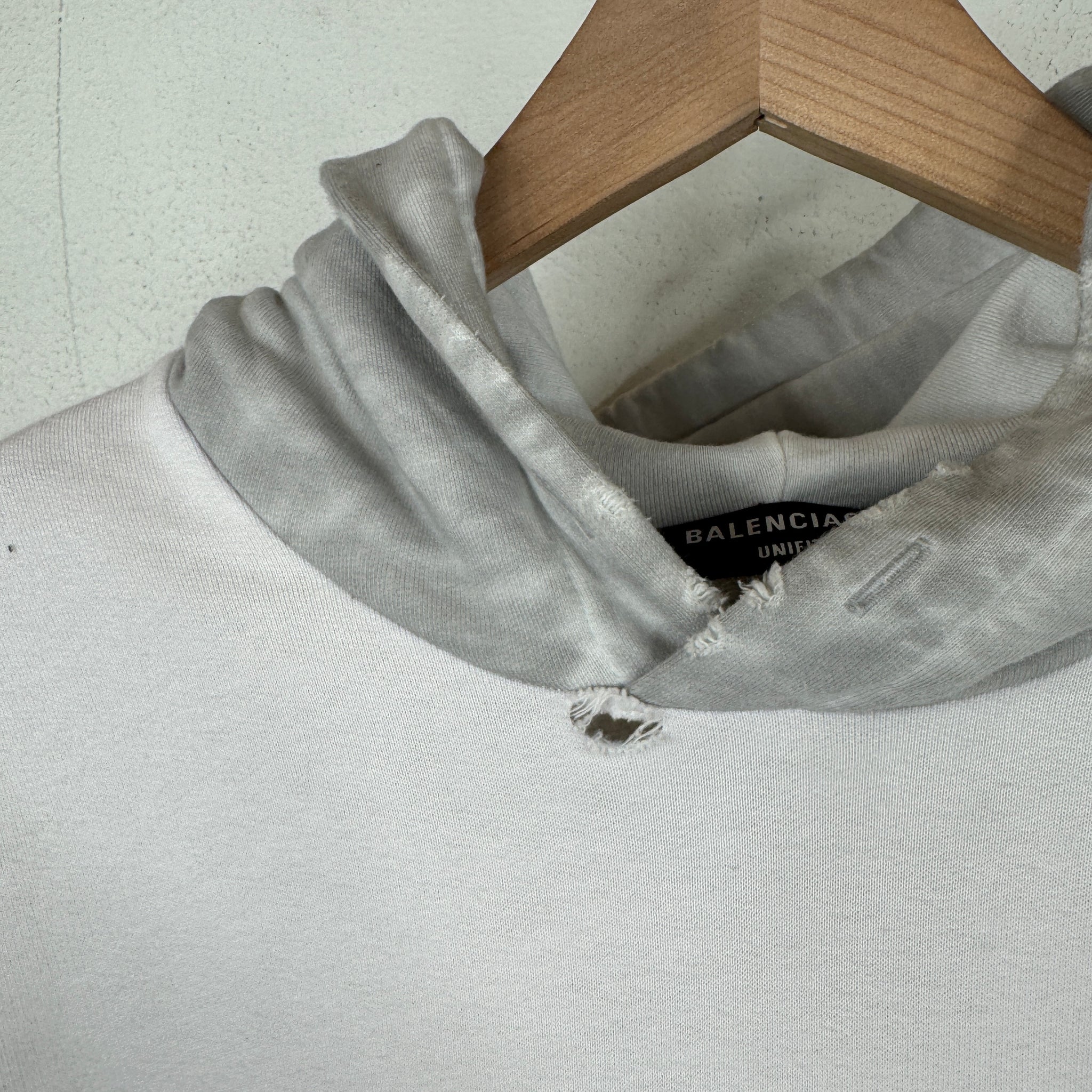 Balenciaga Paris Upside Down Reconstructed Hoodie