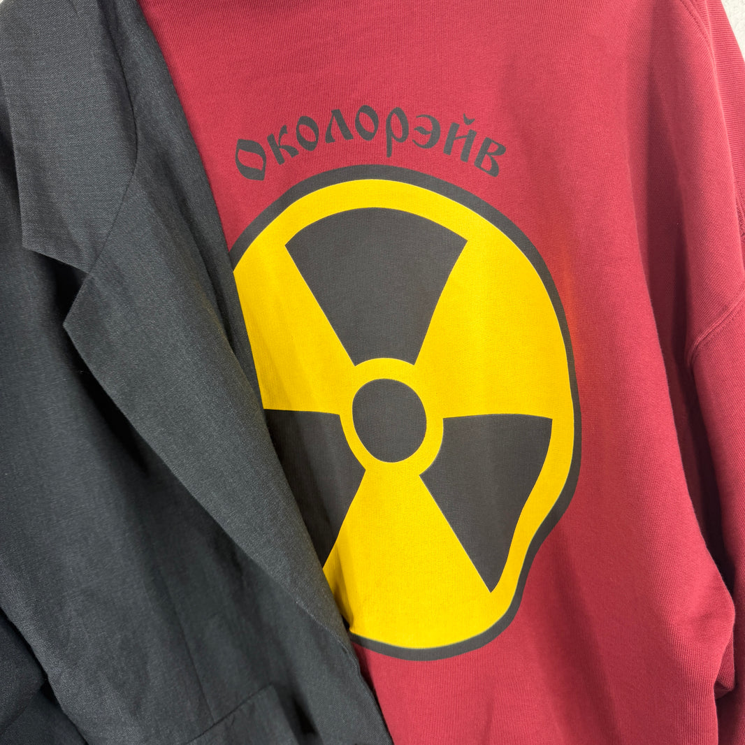 Gosha Rubchinskiy Hybrid Zip-Up Hoodie