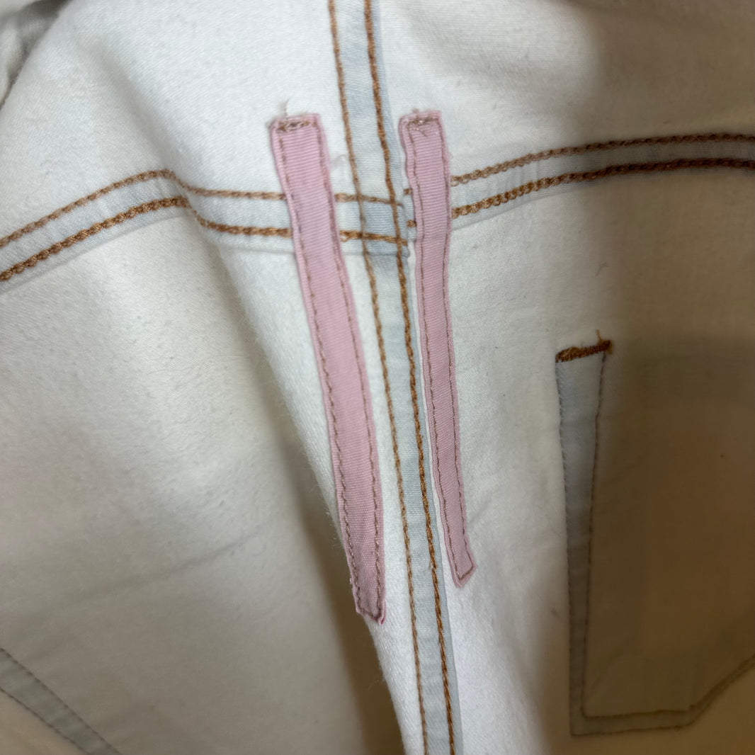 DRKSHDW White Waxed Detroit Jeans