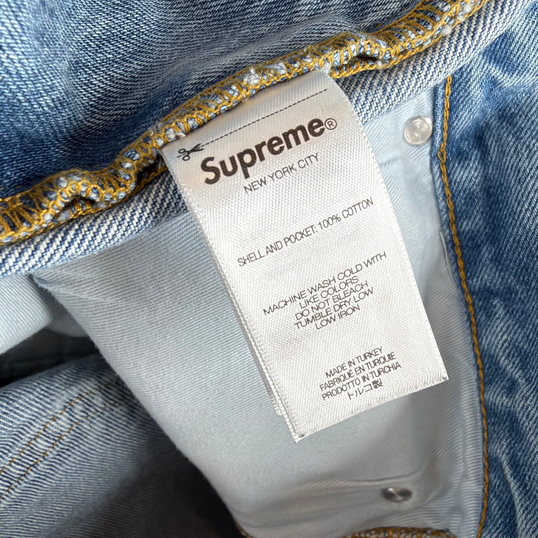 Supreme Blue Double Knee Pants