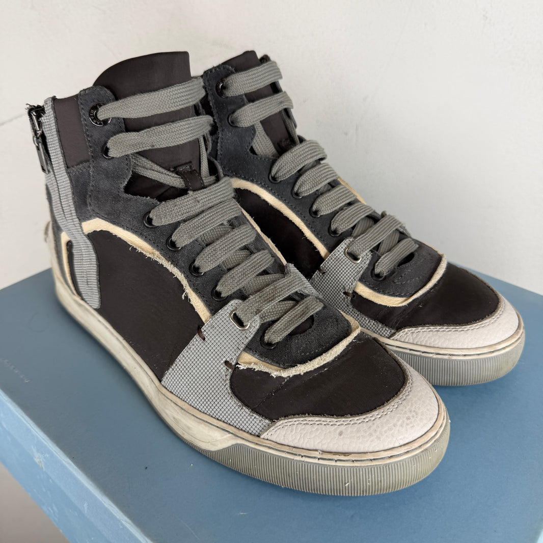Lanvin Zipper High Top Sneaker