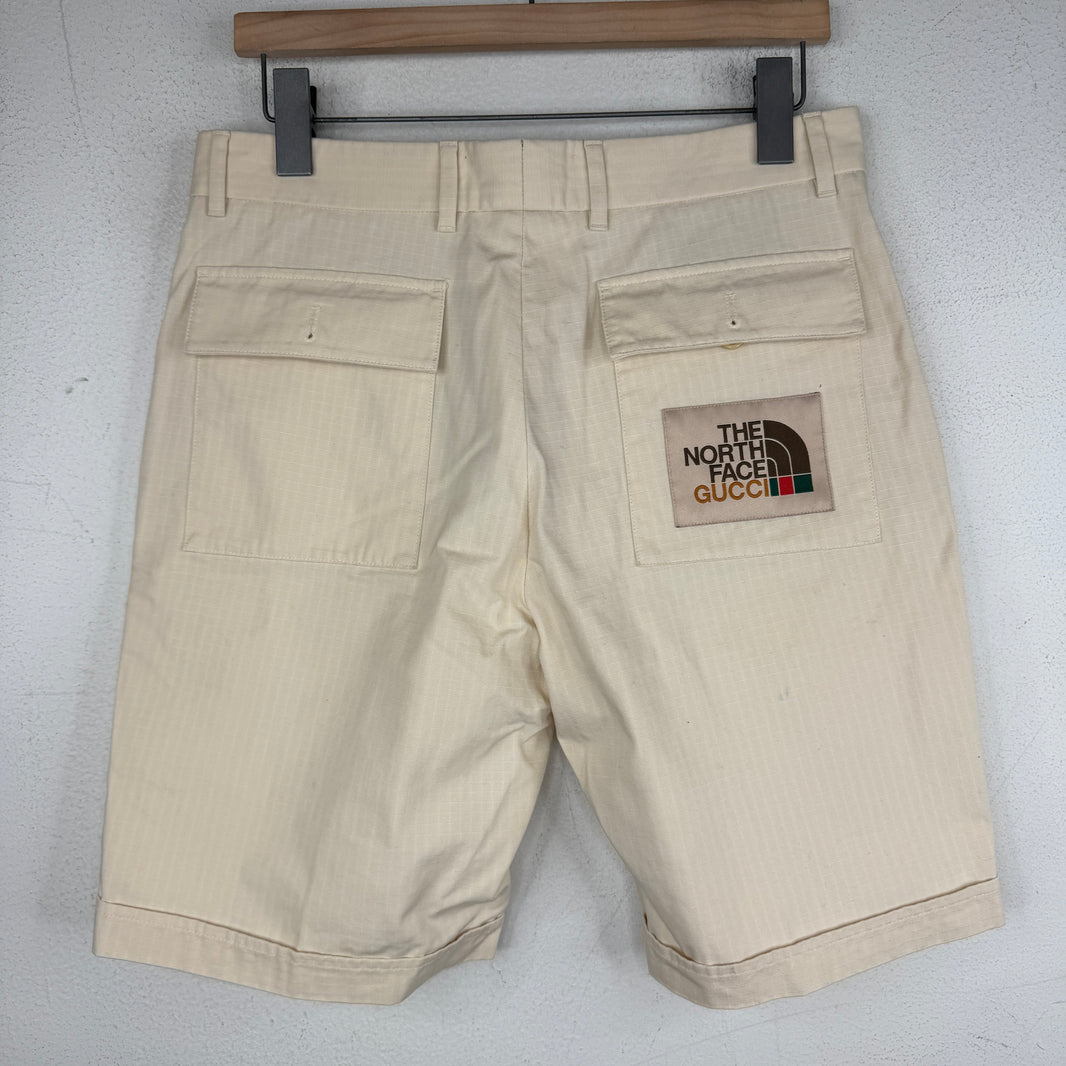 Gucci TNF Beige Cargo Shorts