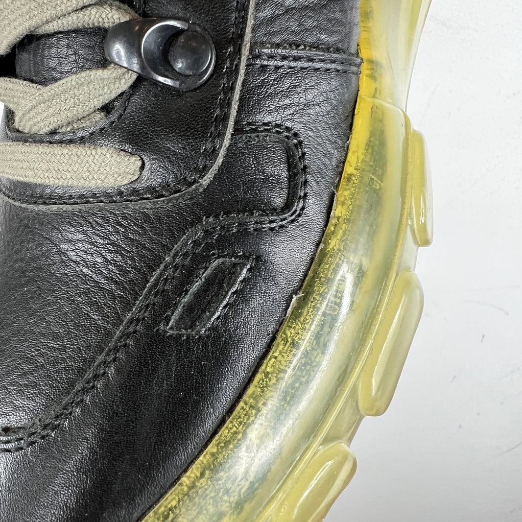 Rick Owens Green Bozo Tractor Boots