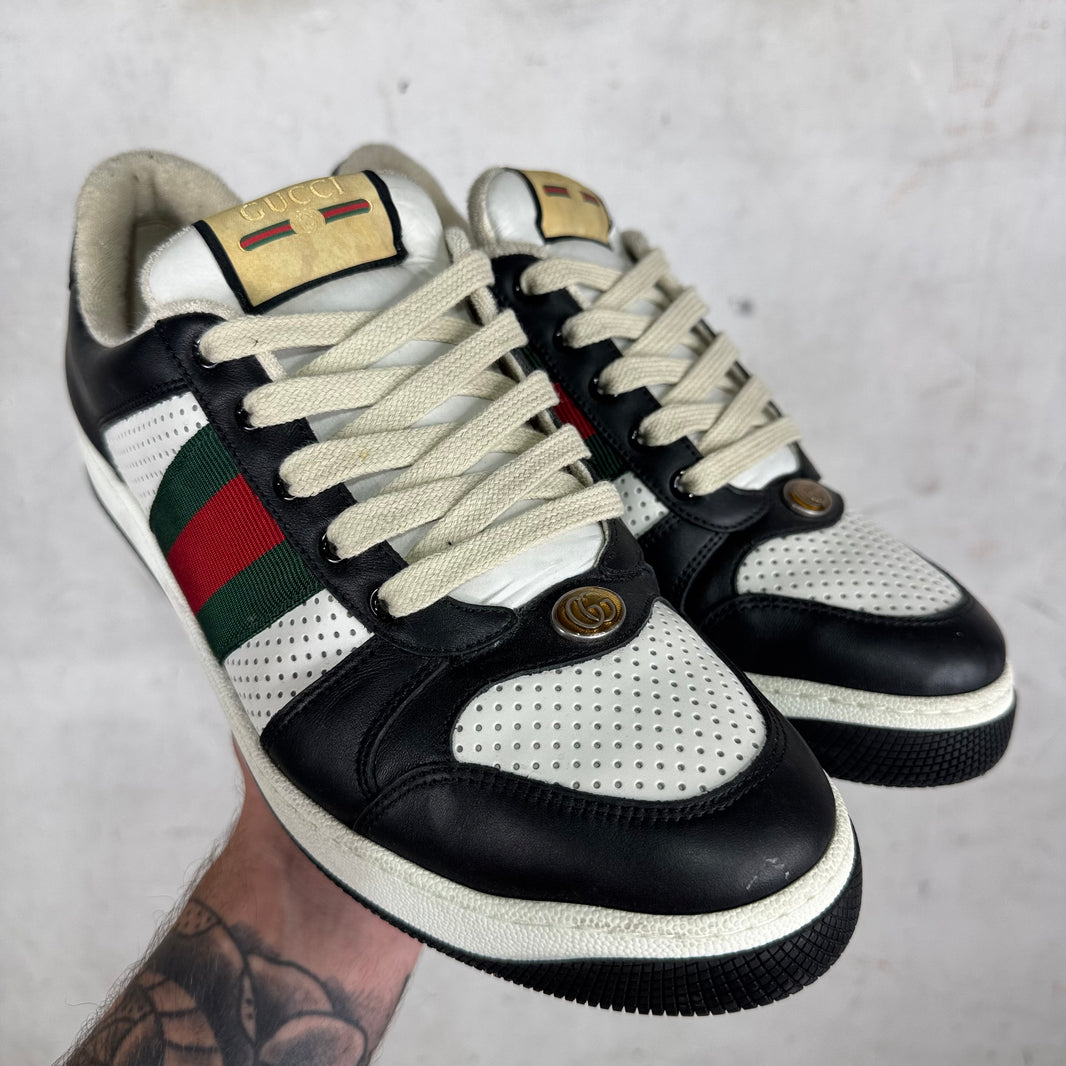 Gucci Black Screener Sneakers