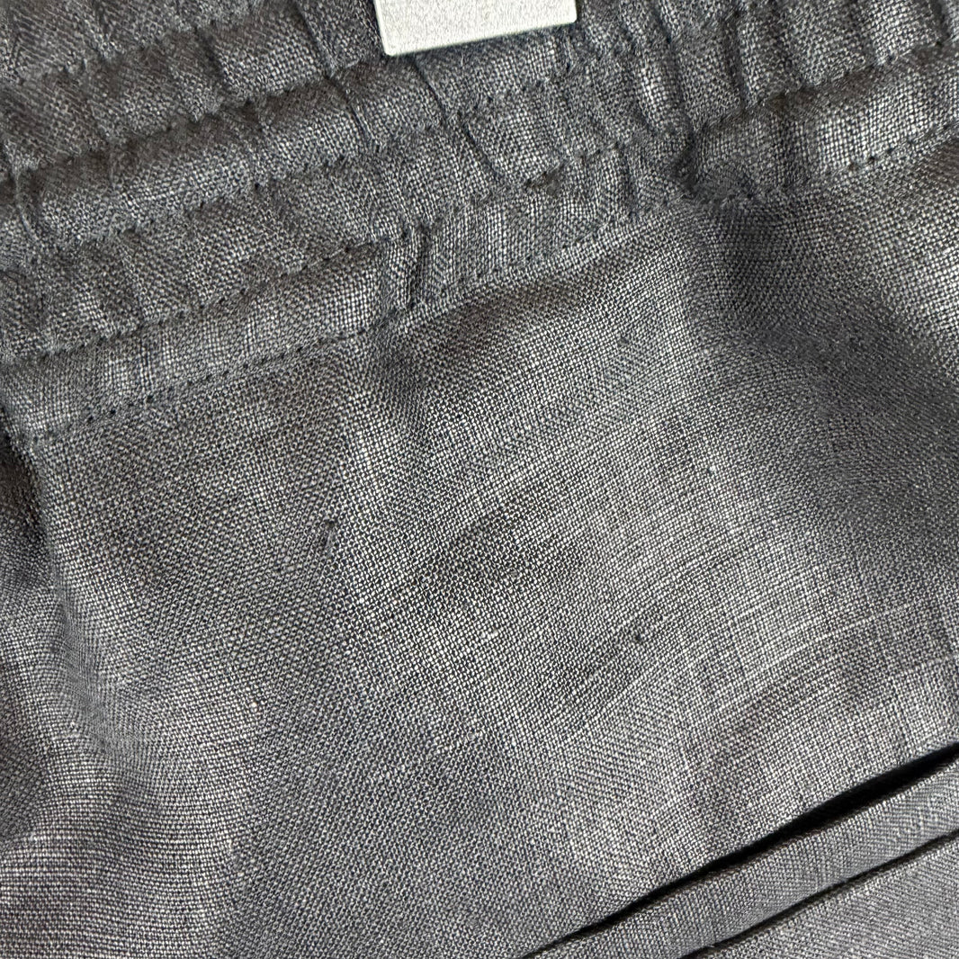 Willy Chavarria Long Baggy Linen Shorts
