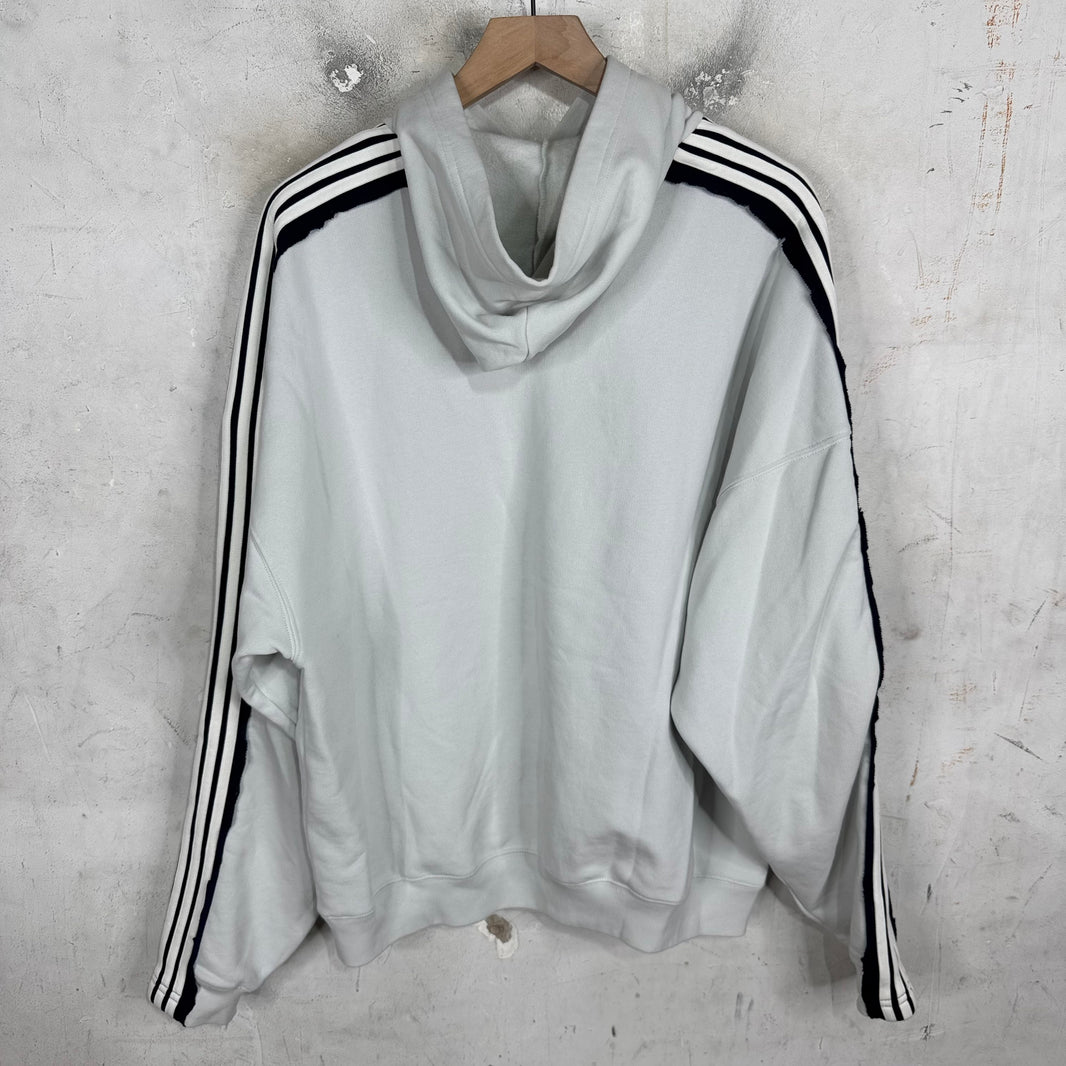 Balenciaga Paneled Stripe Unity Hoodie