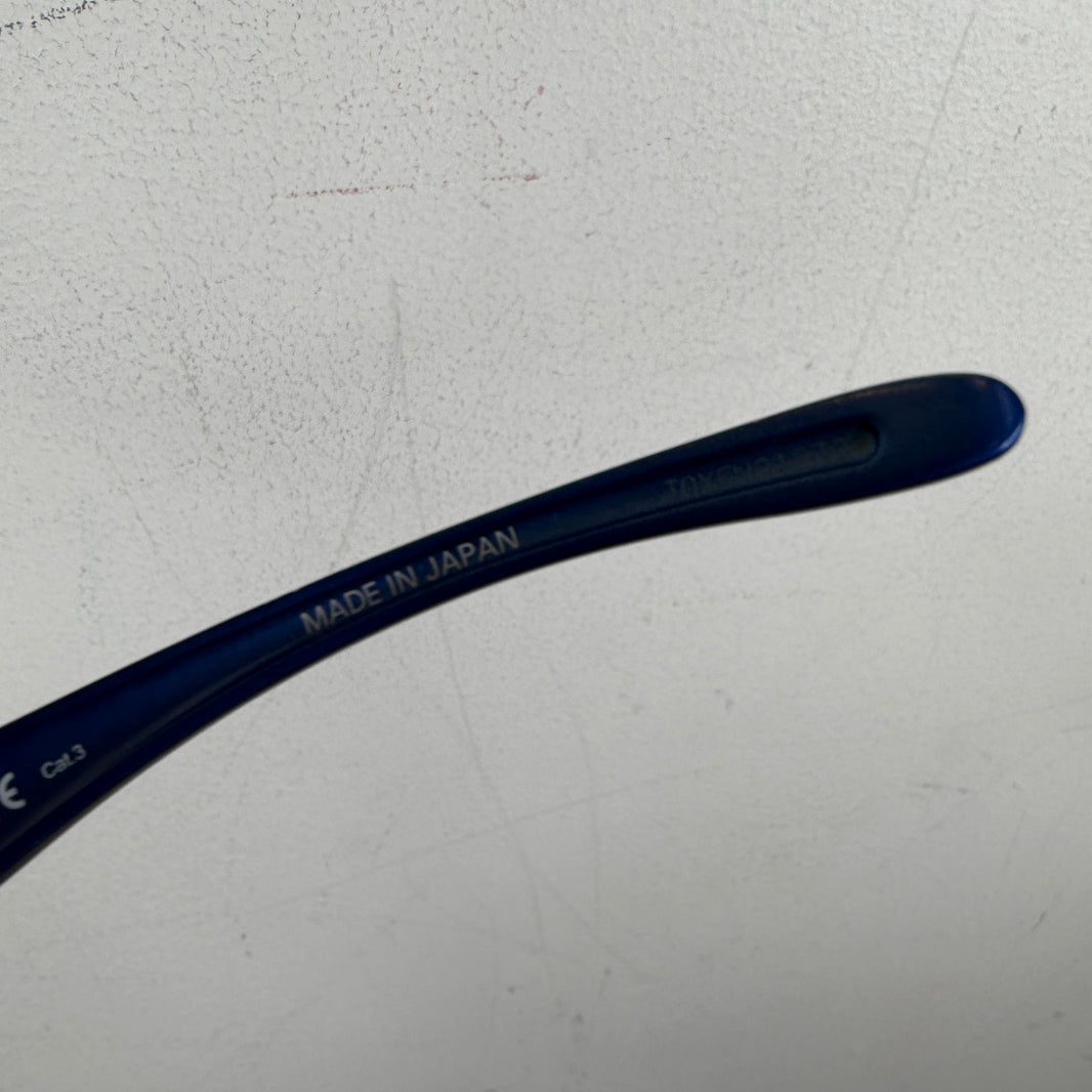 Balenciaga Blue BB0181S Metal Frame Sunglasses
