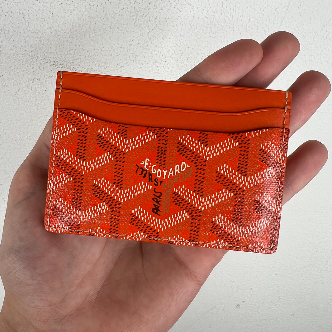 Goyard Orange Card Holder