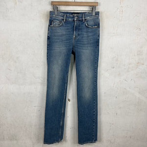 Balenciaga Medium Wash Distressed Skinny Jeans