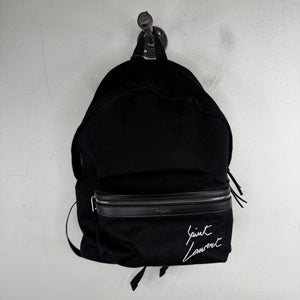 Saint Laurent Canvas Logo Backpack