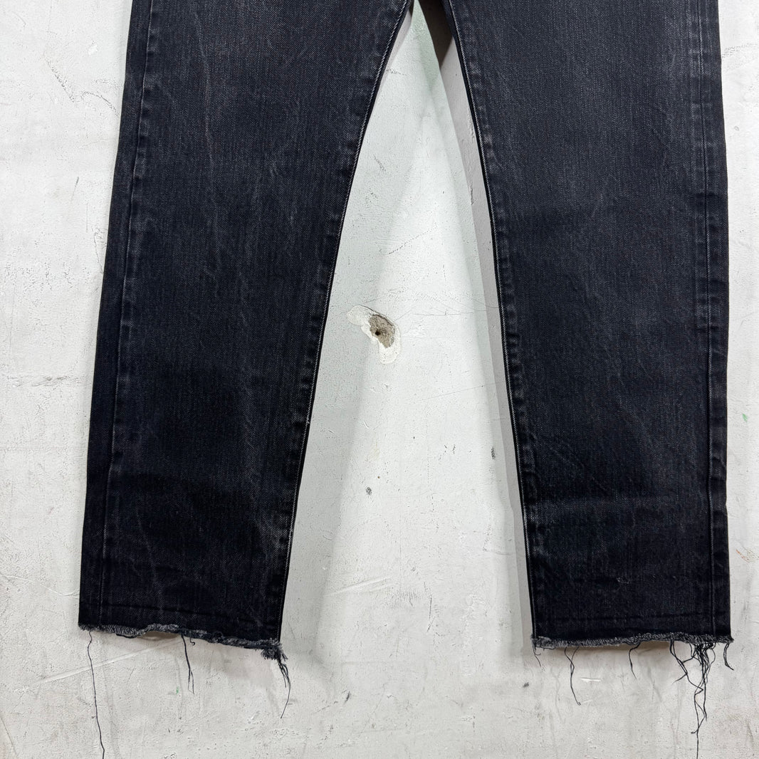 The Row Black Selvedge Jeans