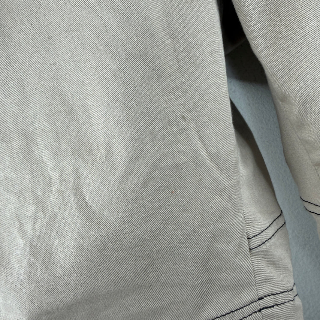 Alyx Beige Contrast Stitch Convertible Cargo Trousers