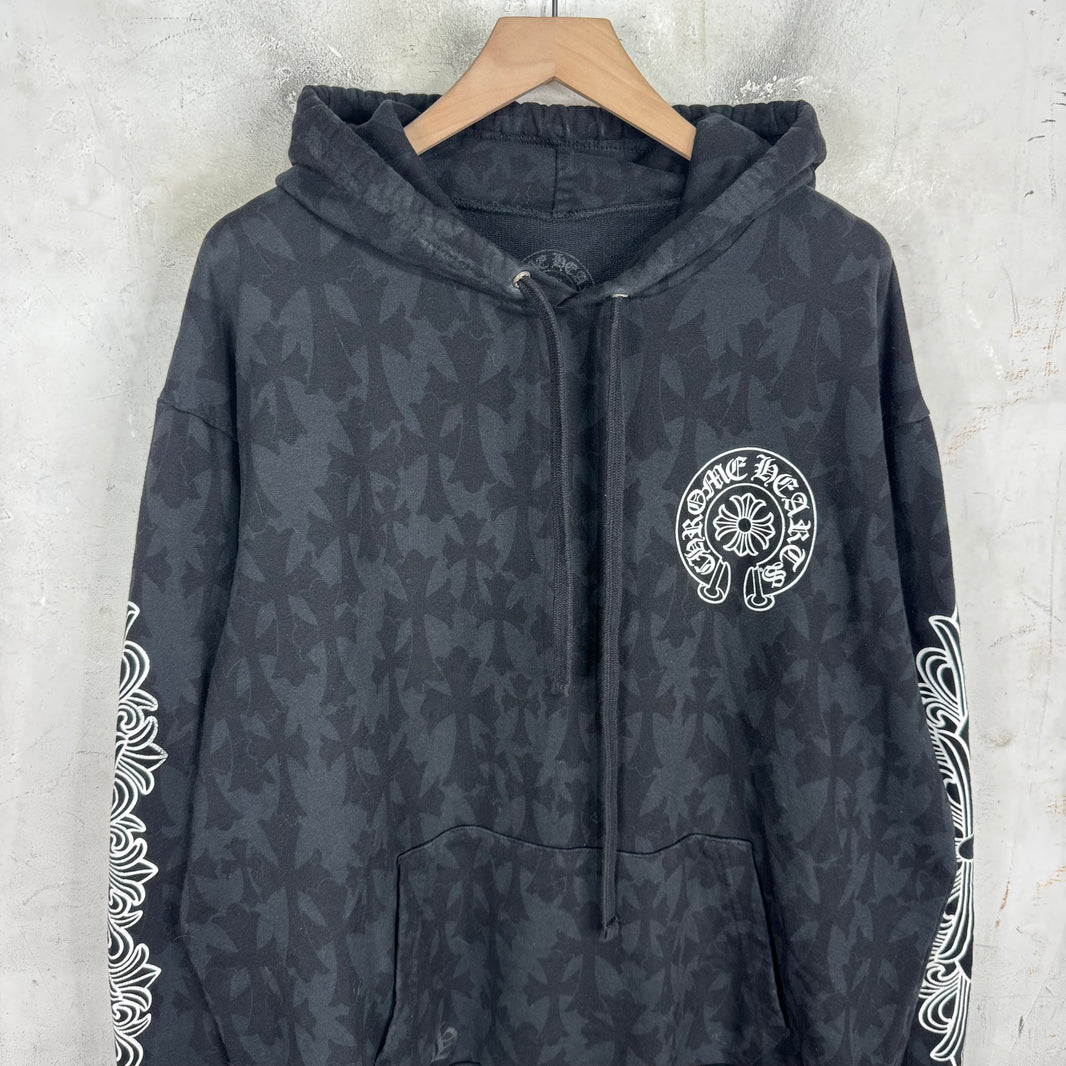 Chrome Hearts Cemetery Floral Hoodie