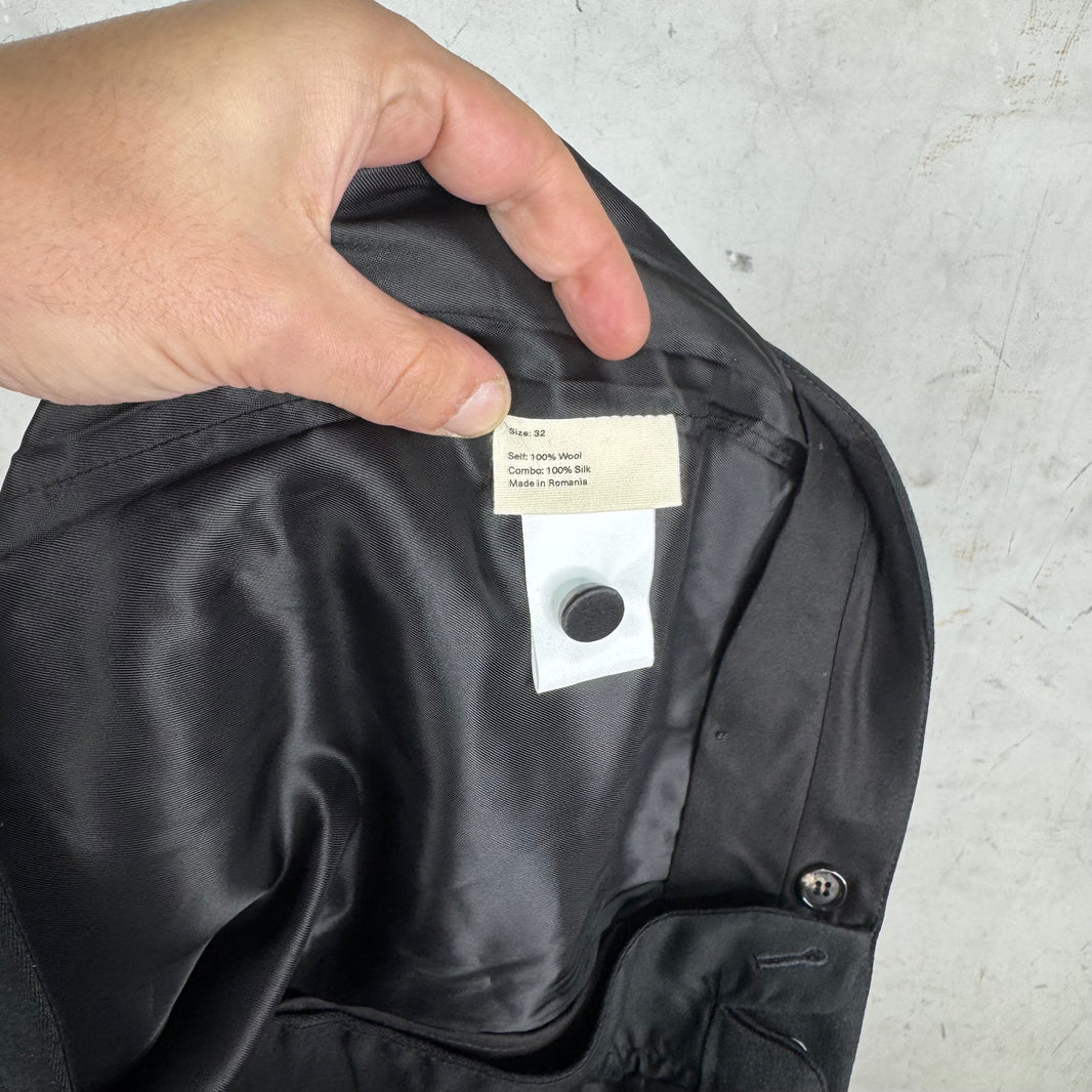 Bode Black Tuxedo Trousers
