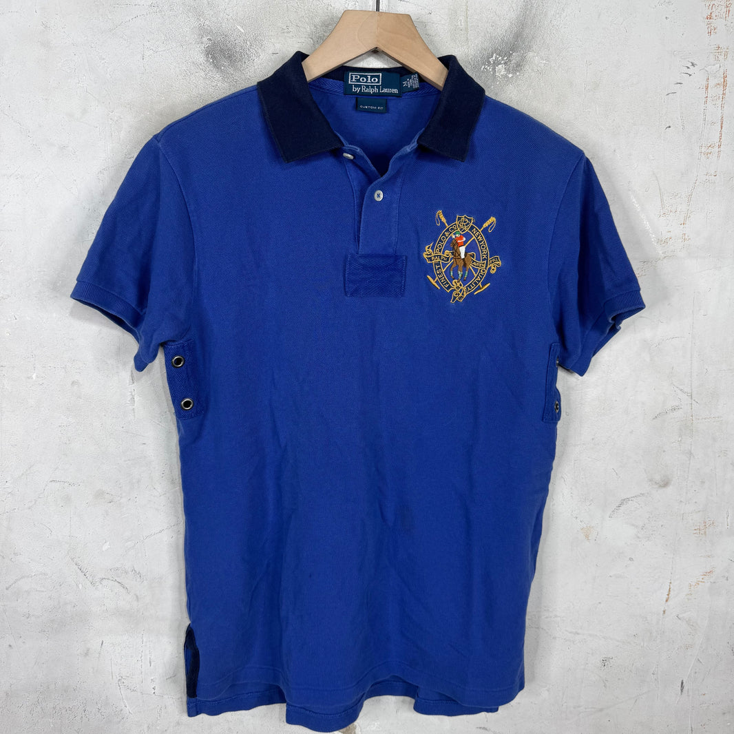 Ralph Lauren Royal Blue Crested Polo