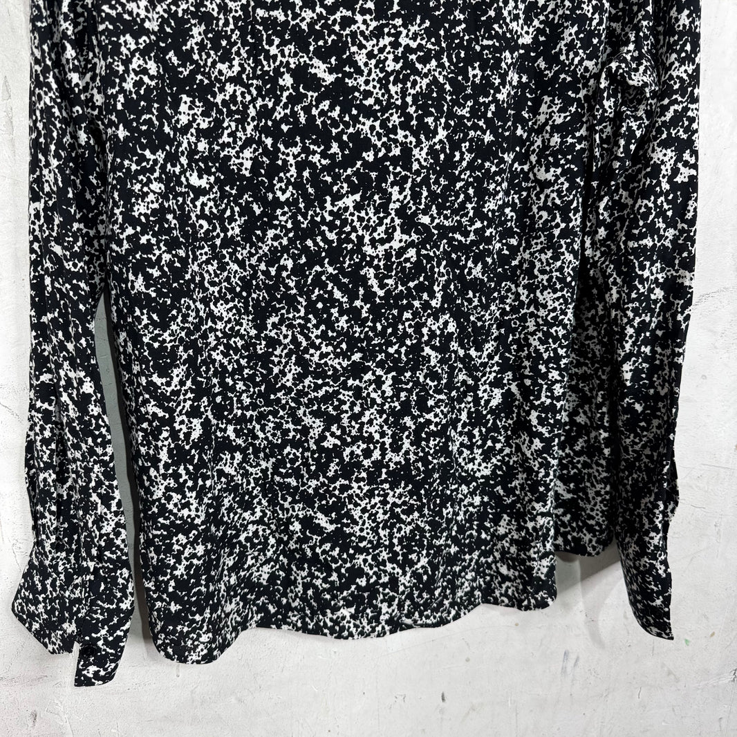 Celine Speckle Print LS Shirt