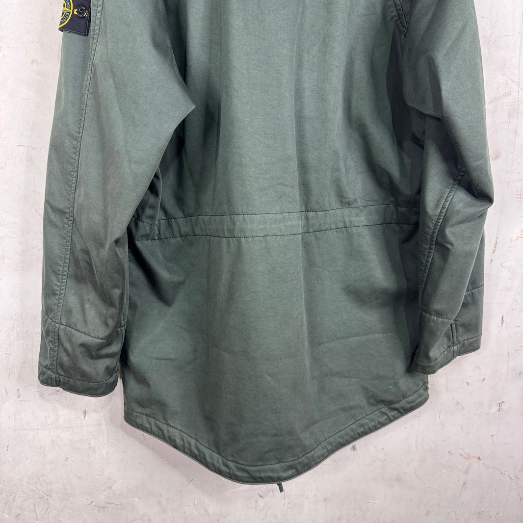 Stone Island Raso Gommato Cargo Flock