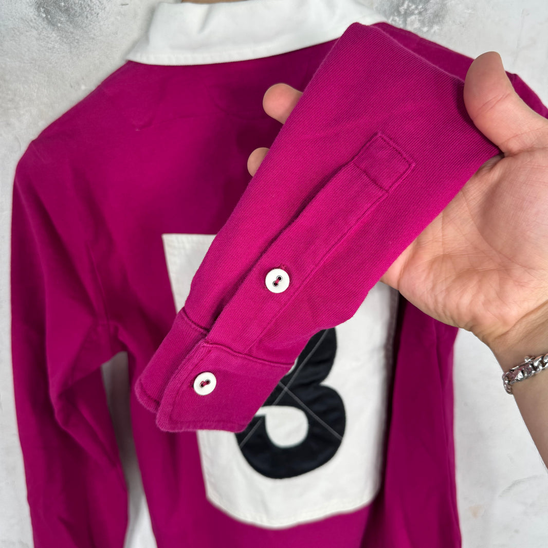 Ralph Lauren Magenta Pocket Crested Rugby