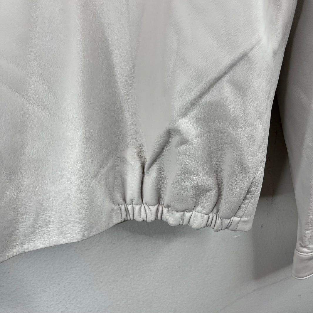 Prada White Nappa Lambskin Jacket