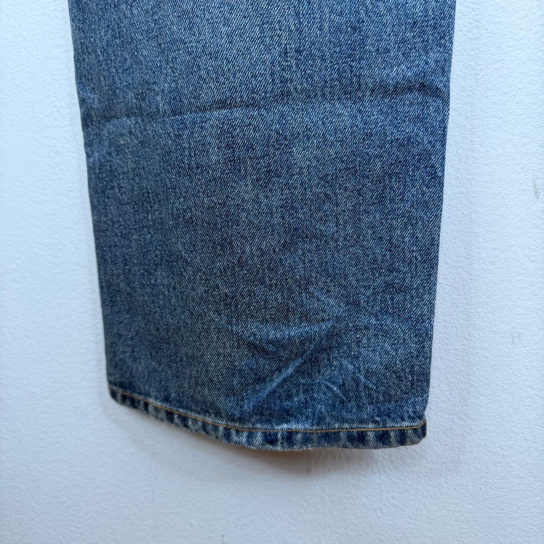 424 Washed Blue 5 Pocket Straight Jeans