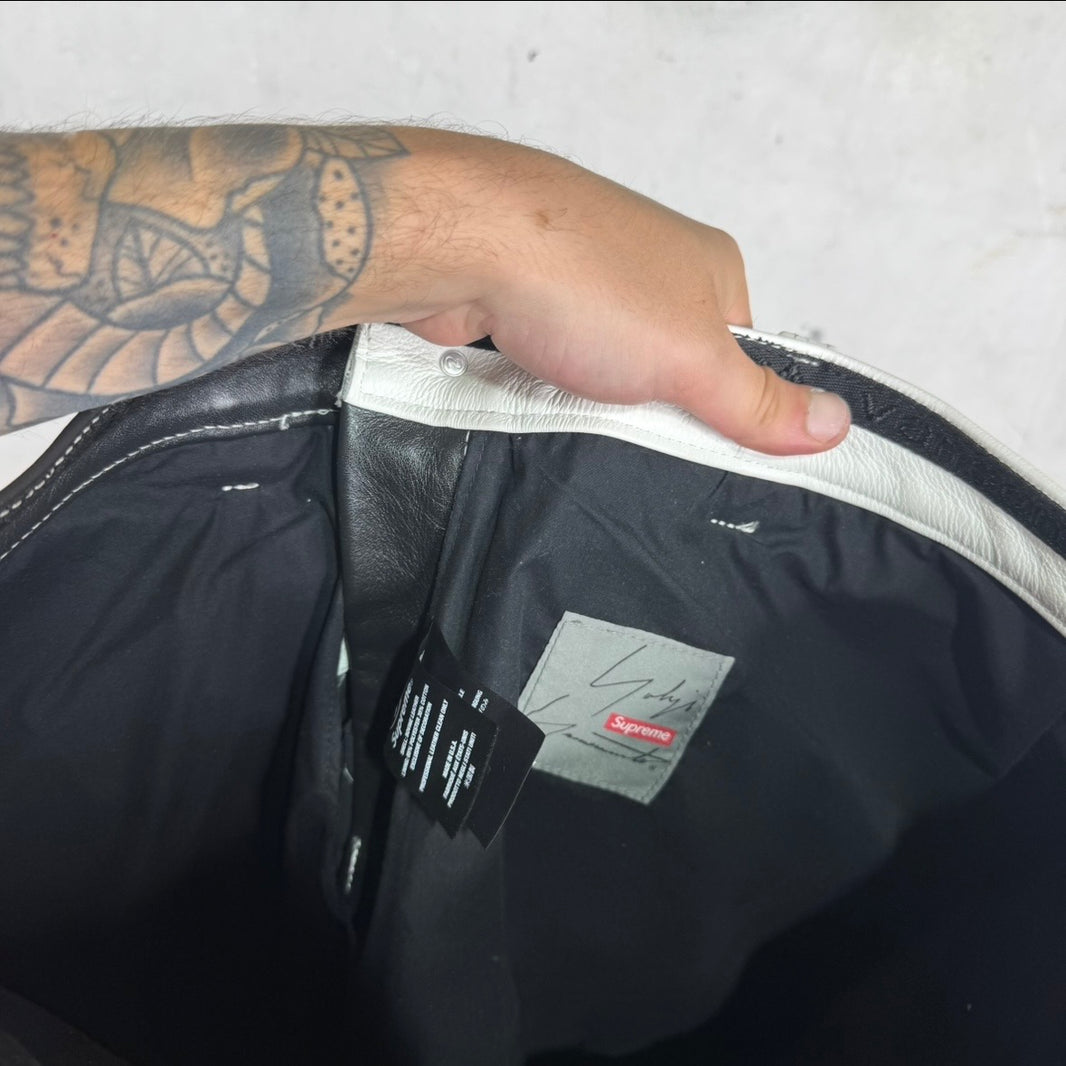 Supreme x Yohji Vanson Split Leather Pants